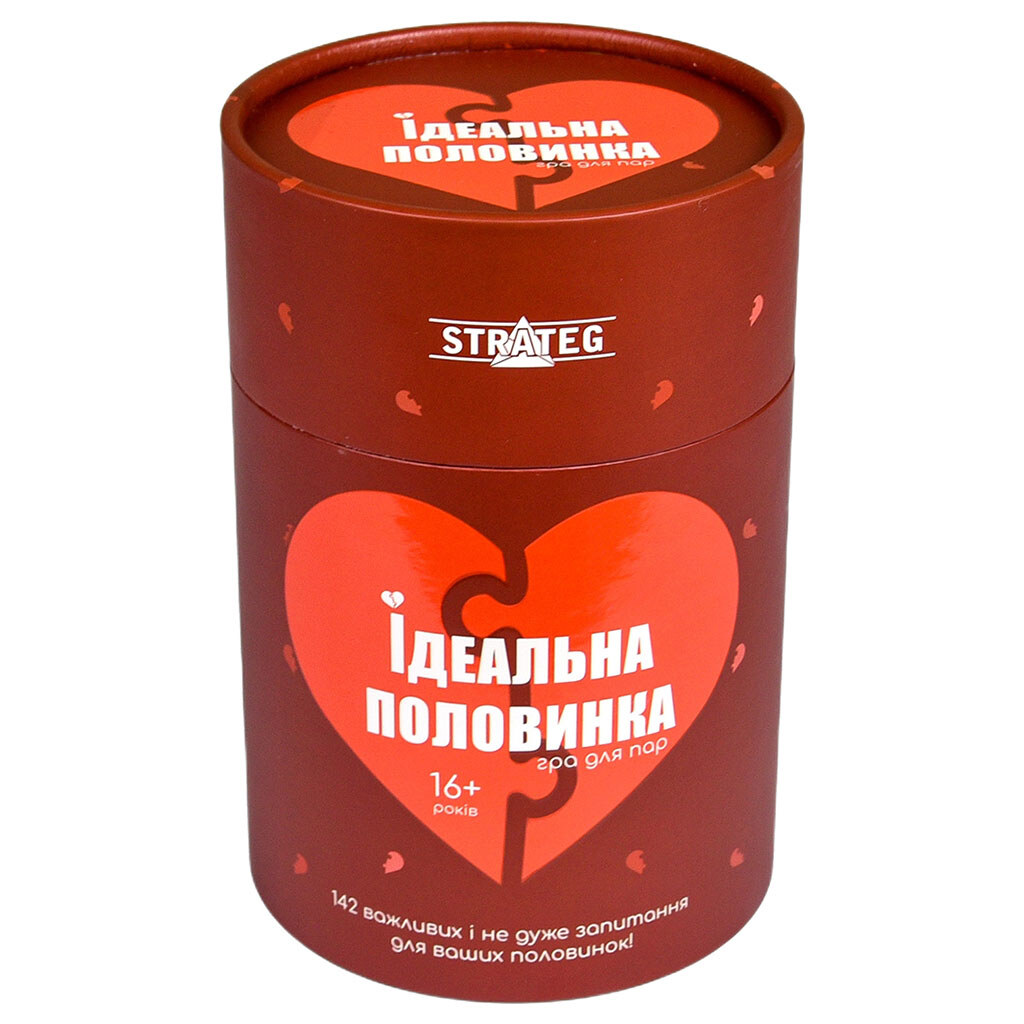 Настольная игра "Идеальная половинка", укр., Strateg - № 1 Настольная игра "Идеальная половинка", укр., Strateg - № 1