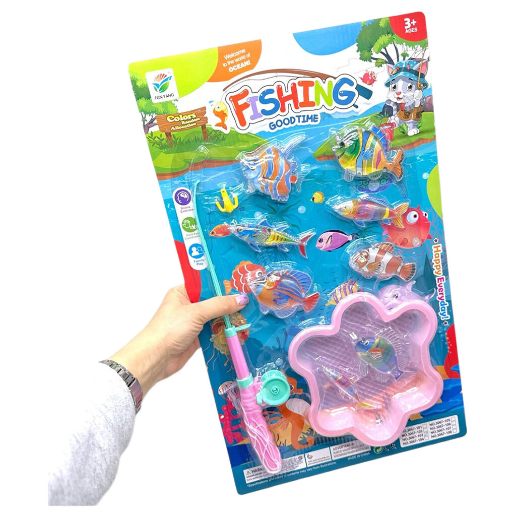 Рыбалка: удочка, 8 рыбок, планшет 49x29см, Mic - № 2 Рыбалка: удочка, 8 рыбок, планшет 49x29см, Mic - № 2