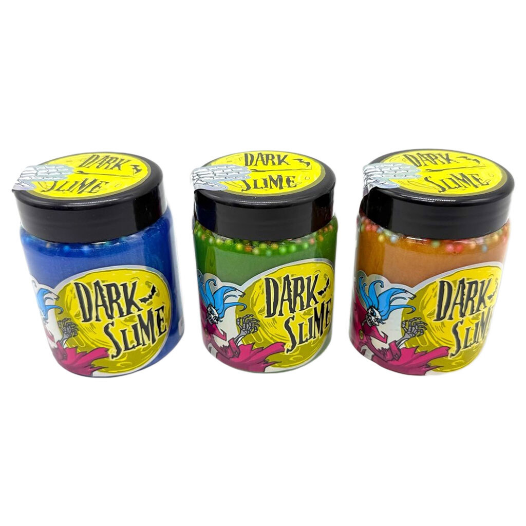 Слайм "Dark slime - з кульками" - 0,250 кг, в асортименті, Strateg - № 1 Слайм "Dark slime - з кульками" - 0,250 кг, в асортименті, Strateg - № 1