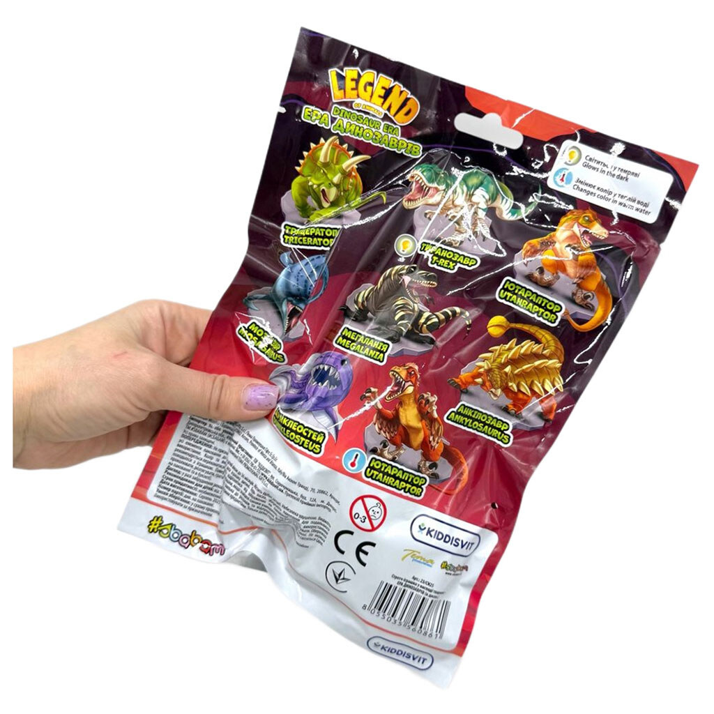 Стретч-іграшка у вигляді тварини "ЕРА ДИНОЗАВРІВ", в диспл. - № 2 Стретч-іграшка у вигляді тварини "ЕРА ДИНОЗАВРІВ", в диспл. - № 2