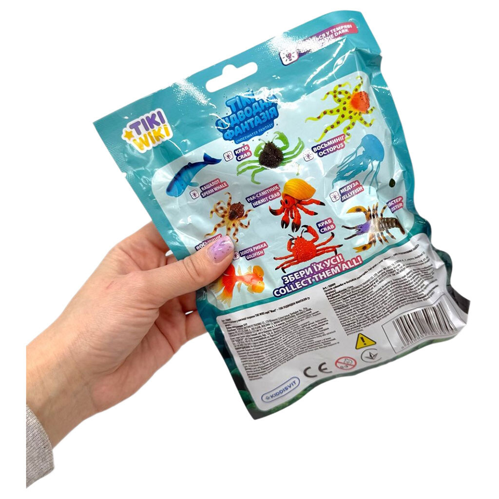 Стретч-іграшка у вигляді тварини "ТІКІ: ПІДВОДНА ФАНТАЗІЯ", в диспл. - № 2 Стретч-іграшка у вигляді тварини "ТІКІ: ПІДВОДНА ФАНТАЗІЯ", в диспл. - № 2