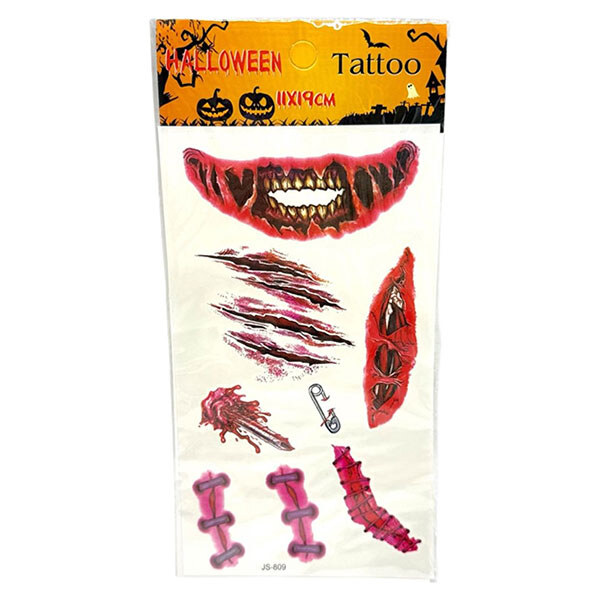 Тату временное "HALLOWEEN", Mic - № 1 Тату временное "HALLOWEEN", Mic - № 1