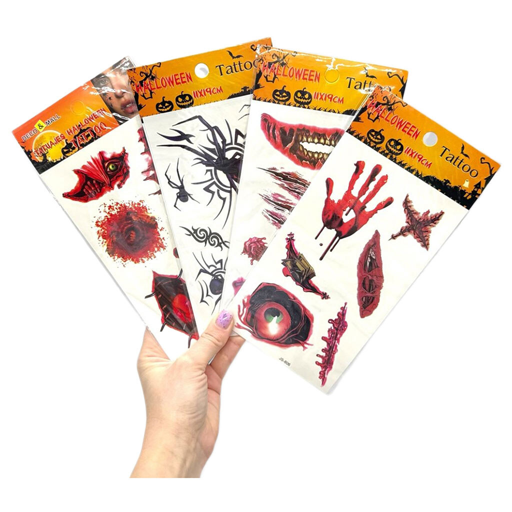 Тату временное "HALLOWEEN", Mic - № 2 Тату временное "HALLOWEEN", Mic - № 2