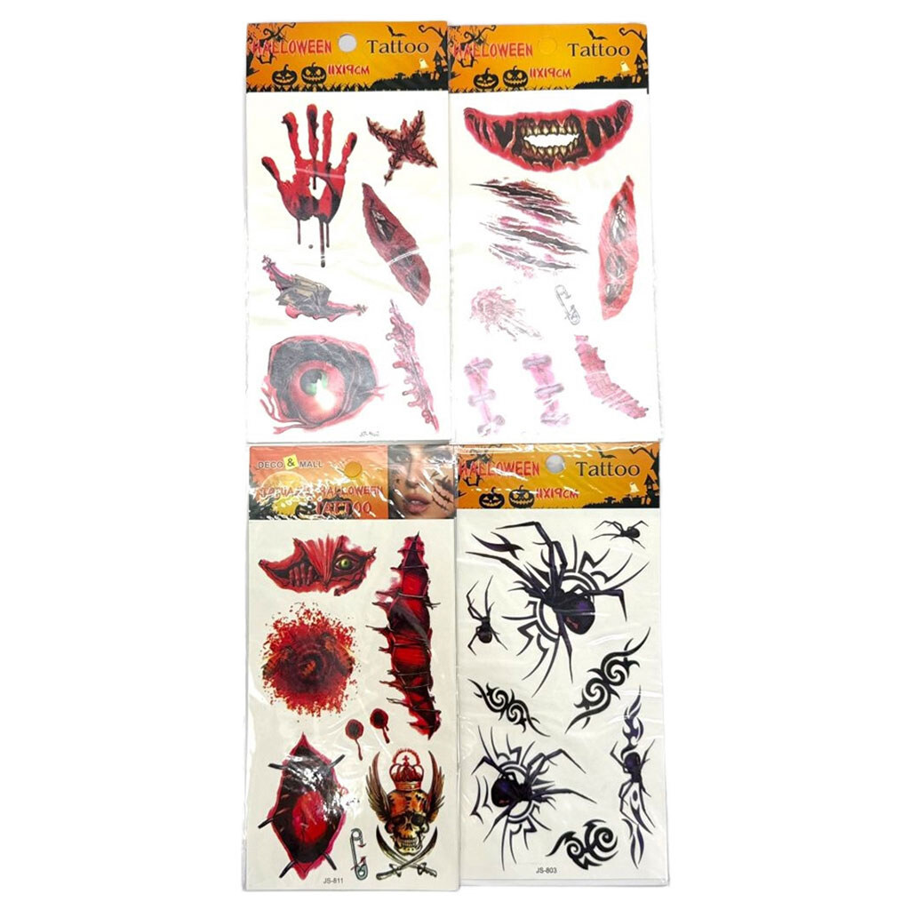 Тату временное "HALLOWEEN", Mic - № 3 Тату временное "HALLOWEEN", Mic - № 3