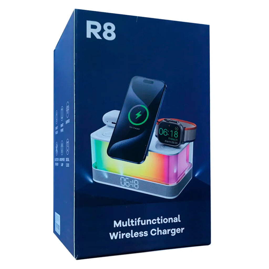 Бездротове ЗУ R8, Білий - № 2 Бездротове ЗУ R8, Білий - № 2