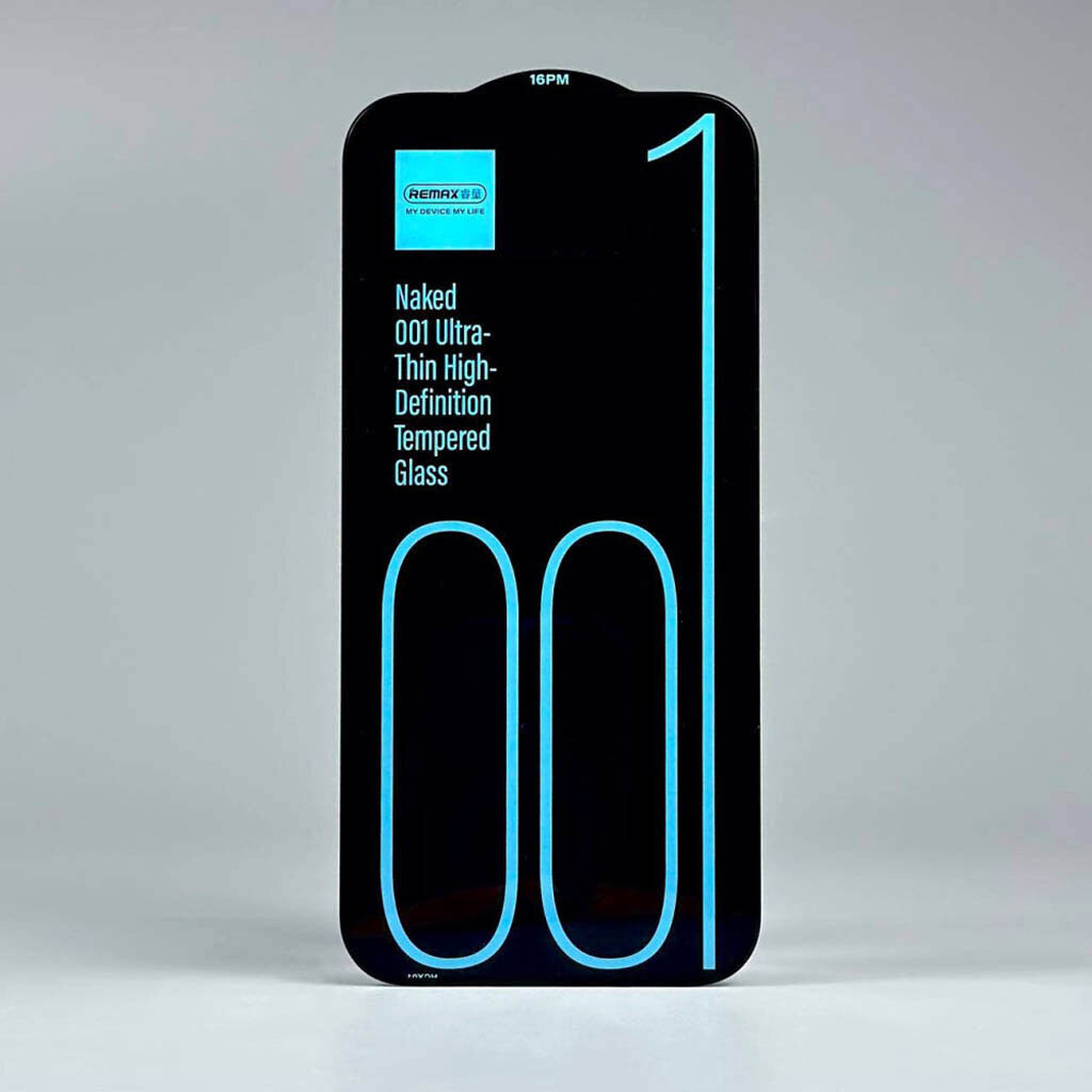 Захисне скло Apple iPhone 17 Pro Max, Remax UT-01 Naked, Чорний - № 3 Захисне скло Apple iPhone 17 Pro Max, Remax UT-01 Naked, Чорний - № 3