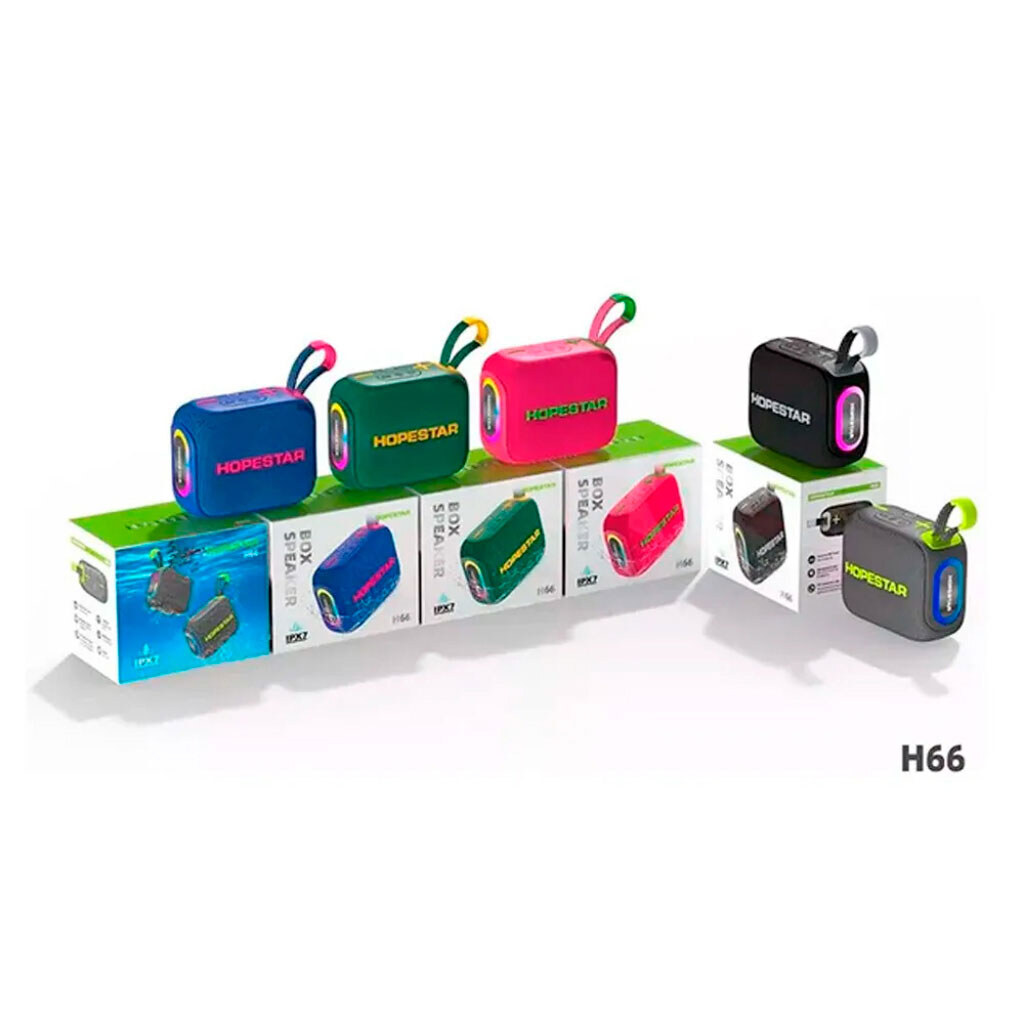Портативная колонка Hopestar H66, Розовый - № 2 Портативная колонка Hopestar H66, Розовый - № 2