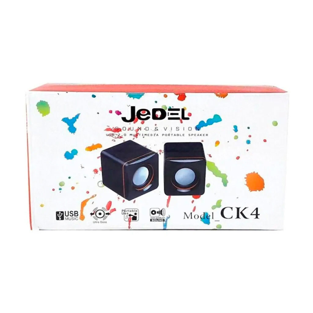 Колонки для комп'ютера Jedel СК4, Чорний - № 2 Колонки для комп'ютера Jedel СК4, Чорний - № 2