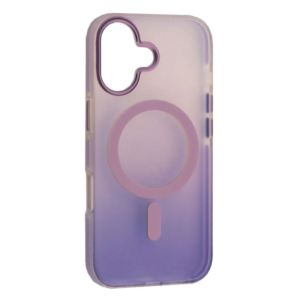 Чохол (накладка) Apple iPhone 17, Mystic, MagSafe, Ліловий - № 1 Чохол (накладка) Apple iPhone 17, Mystic, MagSafe, Ліловий - № 1