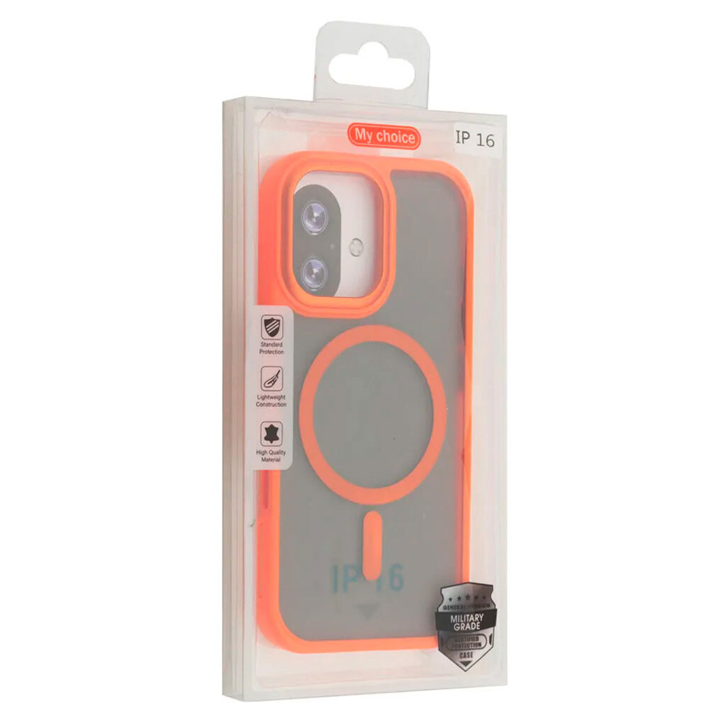 Чехол (накладка) Apple iPhone 17 Air, Matte Case, MagSafe, Черный - № 2 Чехол (накладка) Apple iPhone 17 Air, Matte Case, MagSafe, Черный - № 2