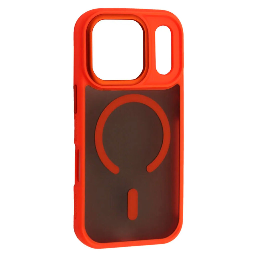 Чехол (накладка) Apple iPhone 17 Pro Max, Matte Case, MagSafe, Оранжевый - № 1 Чехол (накладка) Apple iPhone 17 Pro Max, Matte Case, MagSafe, Оранжевый - № 1