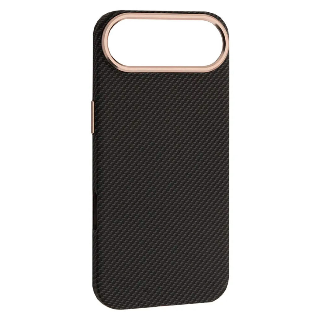 Чехол (накладка) Apple iPhone 17 Air, Carbon Style, MagSafe, Черный - № 1 Чехол (накладка) Apple iPhone 17 Air, Carbon Style, MagSafe, Черный - № 1