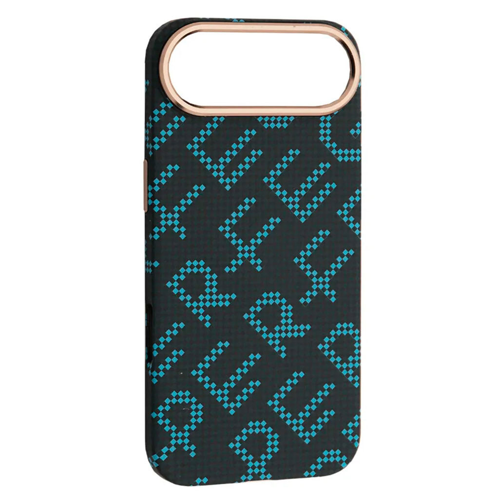 Чехол (накладка) Apple iPhone 17 Air, Carbon Style, MagSafe, Blue Perfect, Синий - № 1 Чехол (накладка) Apple iPhone 17 Air, Carbon Style, MagSafe, Blue Perfect, Синий - № 1