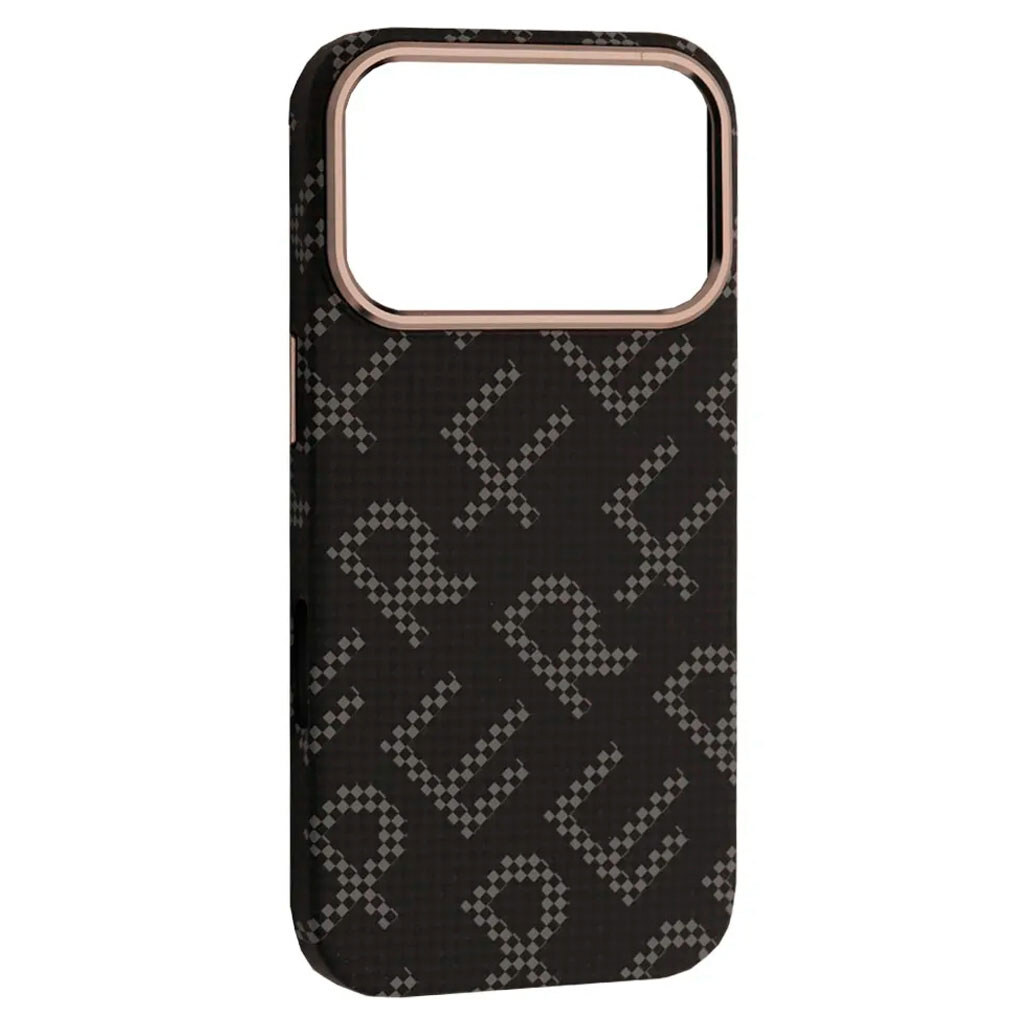 Чехол (накладка) Apple iPhone 17 Pro, Carbon Style, MagSafe, Black Perfect, Черный - № 1 Чехол (накладка) Apple iPhone 17 Pro, Carbon Style, MagSafe, Black Perfect, Черный - № 1