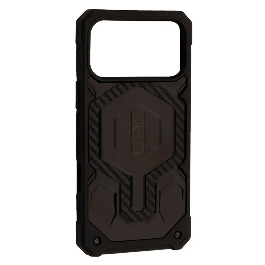 Чехол (накладка) Apple iPhone 17 Pro, UAG Pro Monarch Carbon, MagSafe, Carbon Fiber Black, Черный - № 1 Чехол (накладка) Apple iPhone 17 Pro, UAG Pro Monarch Carbon, MagSafe, Carbon Fiber Black, Черный - № 1
