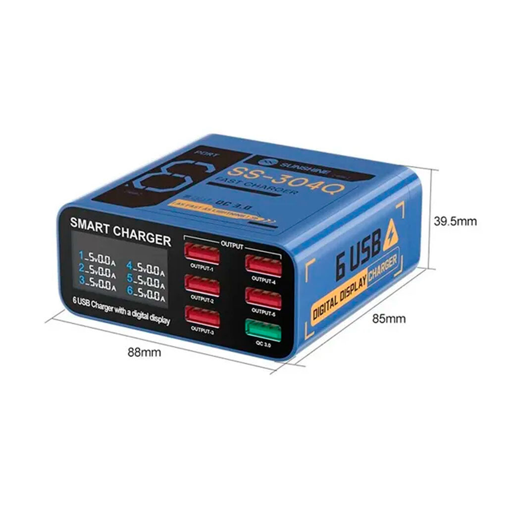 Зарядное устройство Sunshine SS-304Q, Серый - № 2 Зарядное устройство Sunshine SS-304Q, Серый - № 2