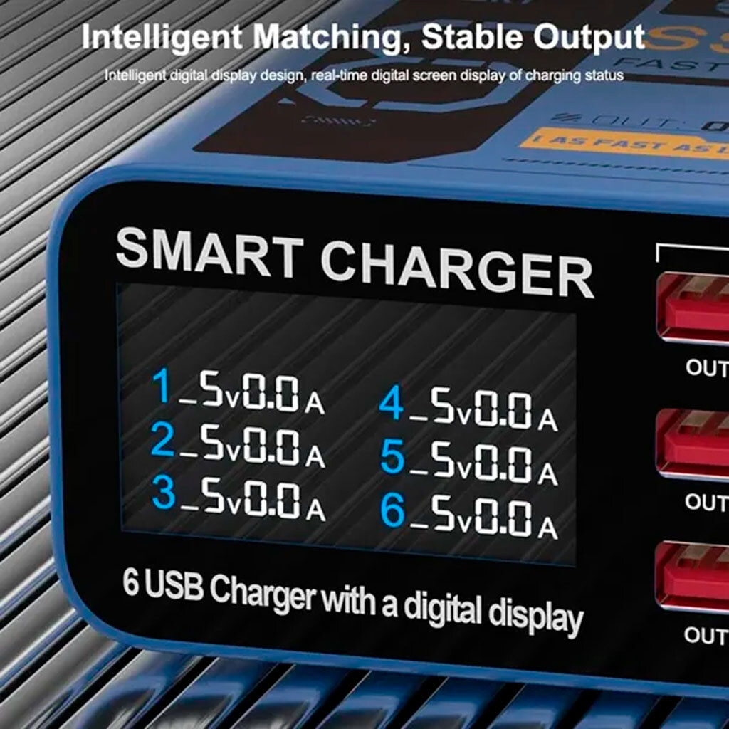 Зарядное устройство Sunshine SS-304Q, Серый - № 4 Зарядное устройство Sunshine SS-304Q, Серый - № 4