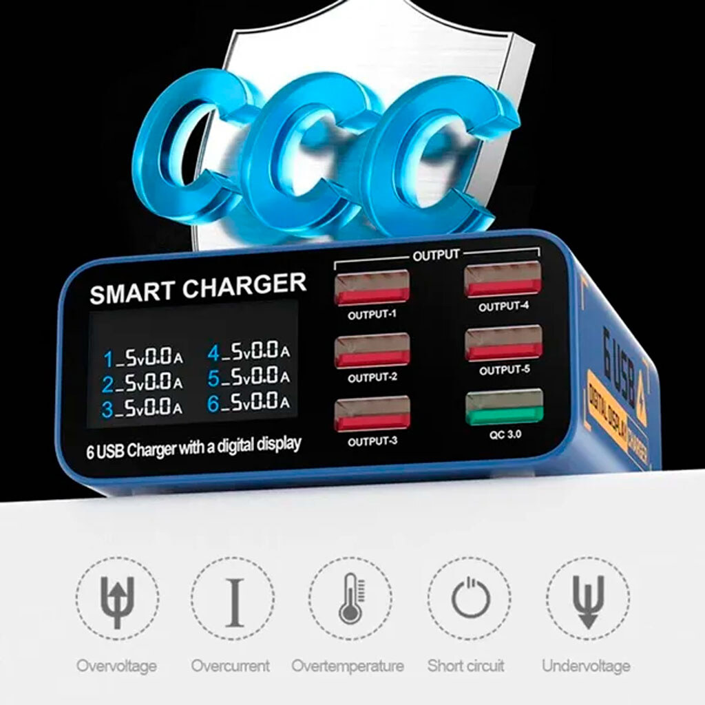 Зарядное устройство Sunshine SS-304Q, Серый - № 5 Зарядное устройство Sunshine SS-304Q, Серый - № 5