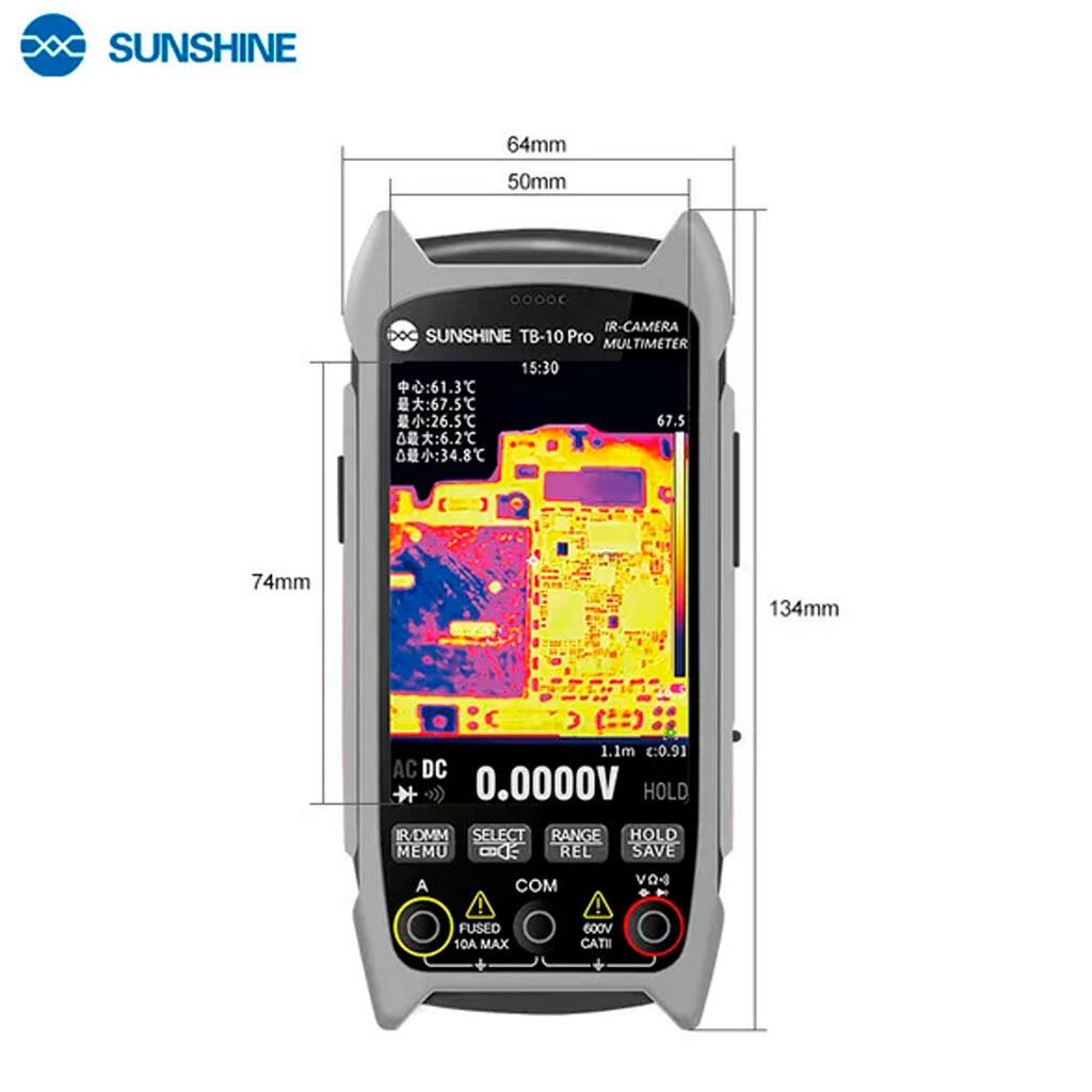Мультиметр цифровой Sunshine TB-10 Pro - № 2 Мультиметр цифровой Sunshine TB-10 Pro - № 2