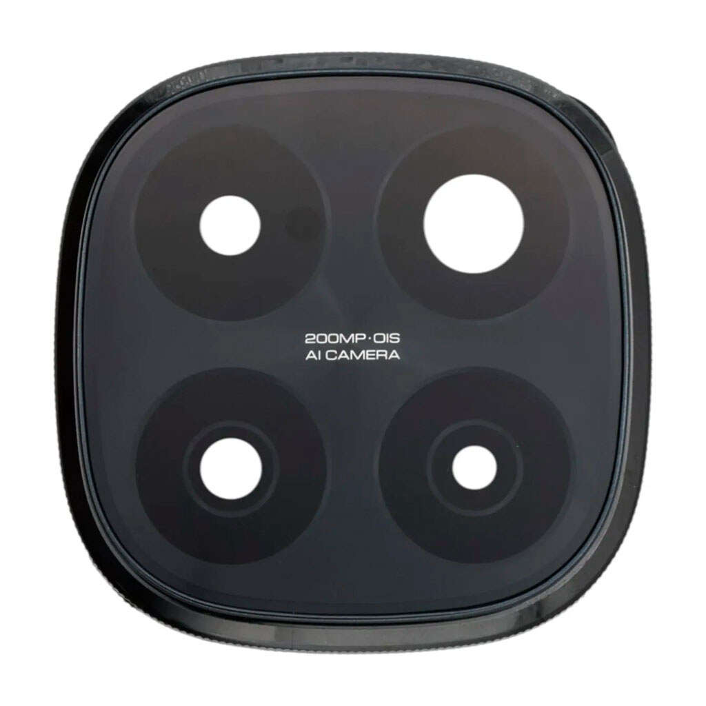 Стекло на камеру Xiaomi Redmi Note 14 Pro Plus 5G, Черный - № 1 Стекло на камеру Xiaomi Redmi Note 14 Pro Plus 5G, Черный - № 1