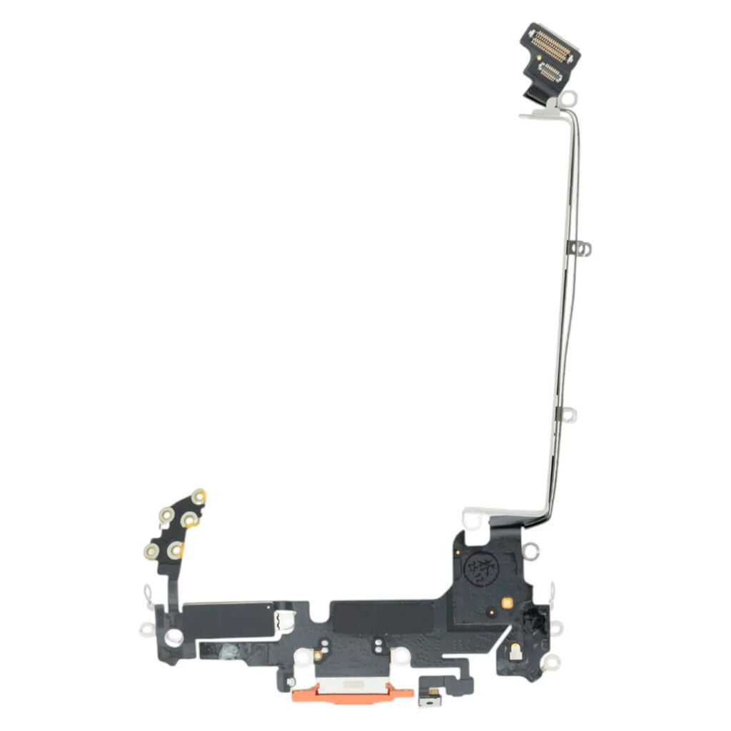 Шлейф Apple iPhone 17 Pro Max, С разъемом на зарядку, Оранжевый - № 2 Шлейф Apple iPhone 17 Pro Max, С разъемом на зарядку, Оранжевый - № 2