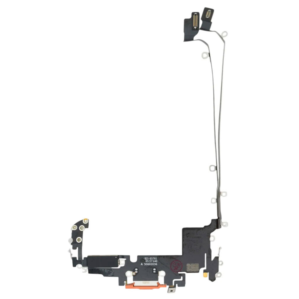 Шлейф Apple iPhone 17 Pro, С разъемом на зарядку, Оранжевый - № 2 Шлейф Apple iPhone 17 Pro, С разъемом на зарядку, Оранжевый - № 2