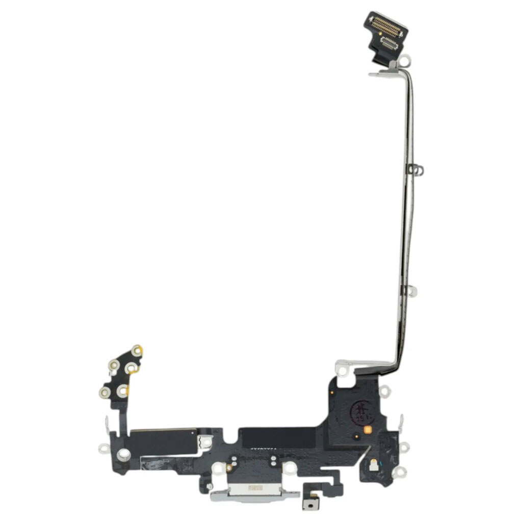 Шлейф Apple iPhone 17 Pro, С разъемом на зарядку, Серебряный - № 2 Шлейф Apple iPhone 17 Pro, С разъемом на зарядку, Серебряный - № 2