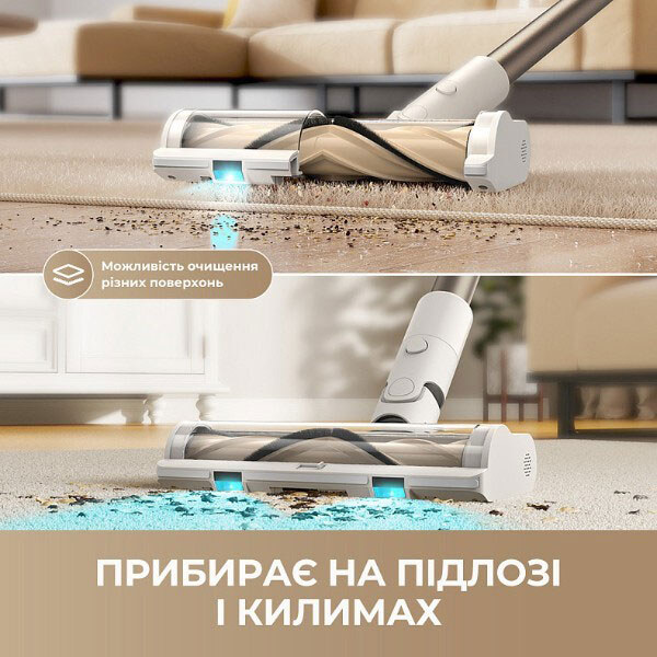 Аккумуляторный пылесос Dreame R10s Aqua, Белый - № 5 Аккумуляторный пылесос Dreame R10s Aqua, Белый - № 5