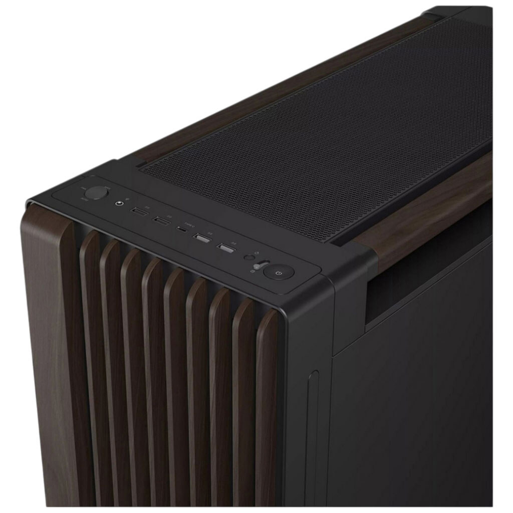 Корпус Asus ProArt PA602 Walnut Wood Metal Panel, Черный - № 5 Корпус Asus ProArt PA602 Walnut Wood Metal Panel, Черный - № 5