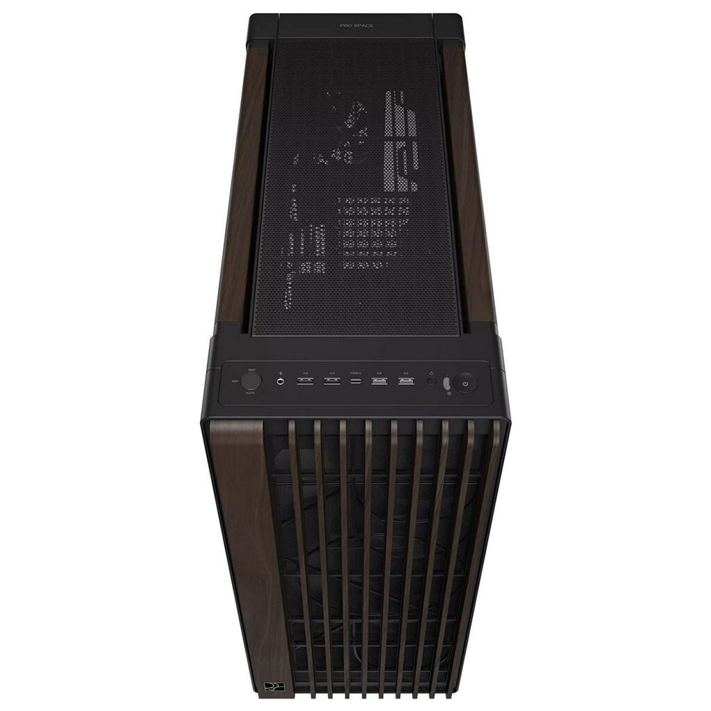 Корпус Asus ProArt PA602 Walnut Wood Metal Panel, Черный - № 6 Корпус Asus ProArt PA602 Walnut Wood Metal Panel, Черный - № 6