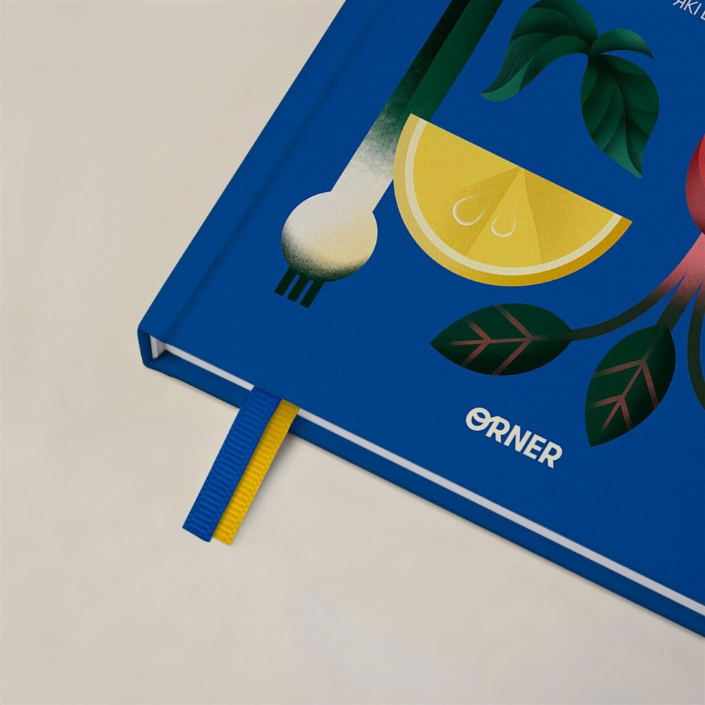 Кулинарный блокнот Orner "Любимые рецепты", Синий - № 11 Кулинарный блокнот Orner "Любимые рецепты", Синий - № 11