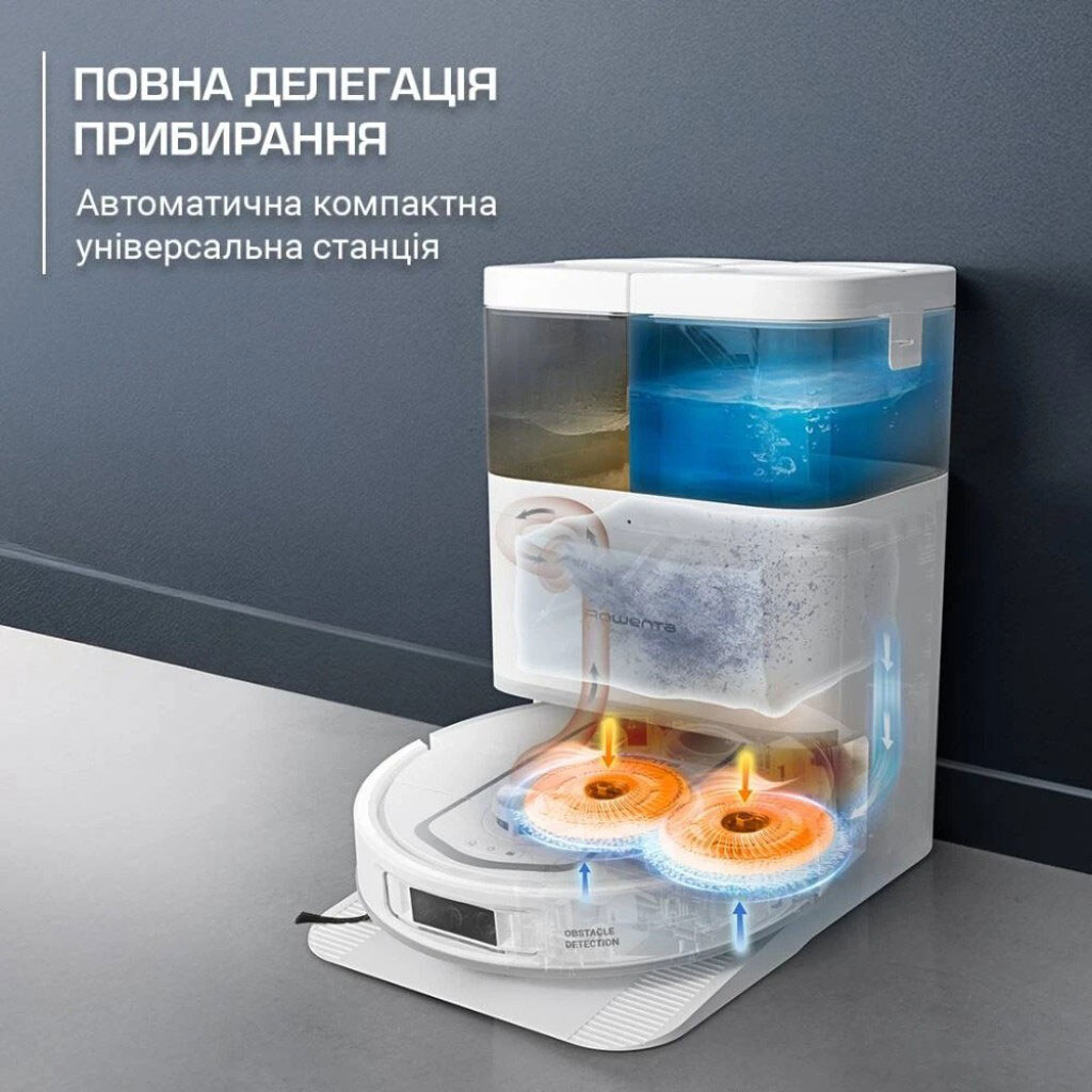 Робот-пилосос Rowenta X-Plorer Serie 580 Max Animal RR9547E0, Білий - № 6 Робот-пилосос Rowenta X-Plorer Serie 580 Max Animal RR9547E0, Білий - № 6