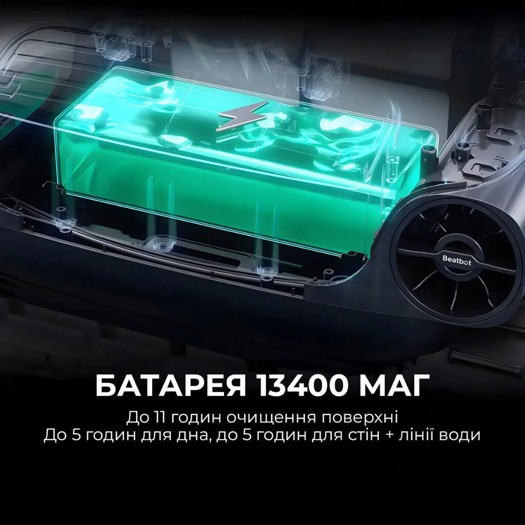 Робот-пилосос Beatbot AquaSense 2 Pro, Чорний - № 15 Робот-пилосос Beatbot AquaSense 2 Pro, Чорний - № 15