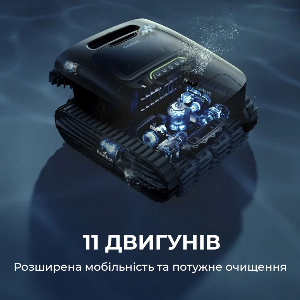 Робот-пилосос Beatbot AquaSense 2 Ultra, Чорний - № 4 Робот-пилосос Beatbot AquaSense 2 Ultra, Чорний - № 4