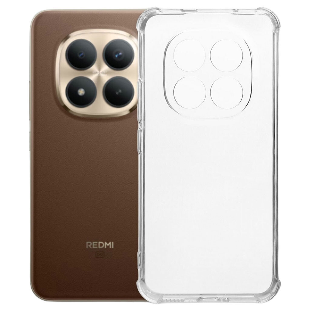 Чехол (накладка) Xiaomi Redmi Note 15 Pro Plus, BeCover Anti-Shock, Прозрачный - № 3 Чехол (накладка) Xiaomi Redmi Note 15 Pro Plus, BeCover Anti-Shock, Прозрачный - № 3