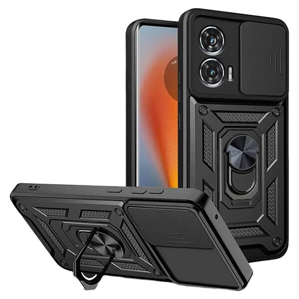 Чехол (накладка) Motorola XT2427 Moto G85 5G, BeCover Military, Черный - № 1 Чехол (накладка) Motorola XT2427 Moto G85 5G, BeCover Military, Черный - № 1