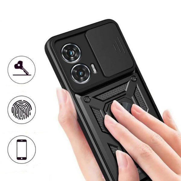 Чехол (накладка) Motorola XT2427 Moto G85 5G, BeCover Military, Черный - № 2 Чехол (накладка) Motorola XT2427 Moto G85 5G, BeCover Military, Черный - № 2