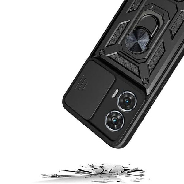 Чехол (накладка) Motorola XT2427 Moto G85 5G, BeCover Military, Черный - № 3 Чехол (накладка) Motorola XT2427 Moto G85 5G, BeCover Military, Черный - № 3