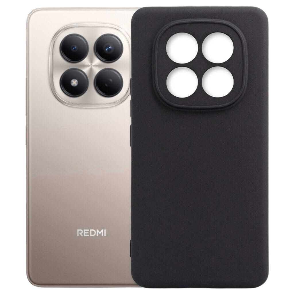 Чехол (накладка) Xiaomi Redmi Note 15 Pro, BeCover, Черный - № 2 Чехол (накладка) Xiaomi Redmi Note 15 Pro, BeCover, Черный - № 2