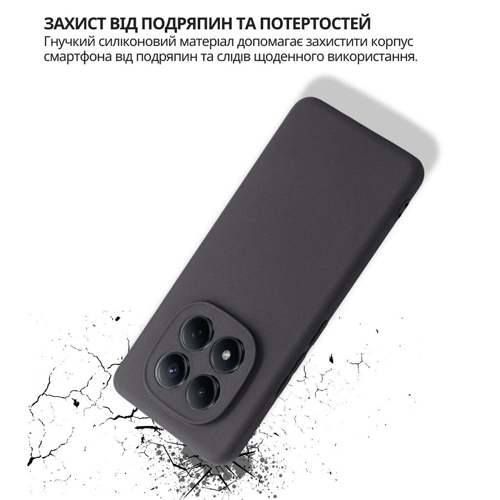Чехол (накладка) Xiaomi Redmi Note 15 Pro, BeCover, Черный - № 3 Чехол (накладка) Xiaomi Redmi Note 15 Pro, BeCover, Черный - № 3