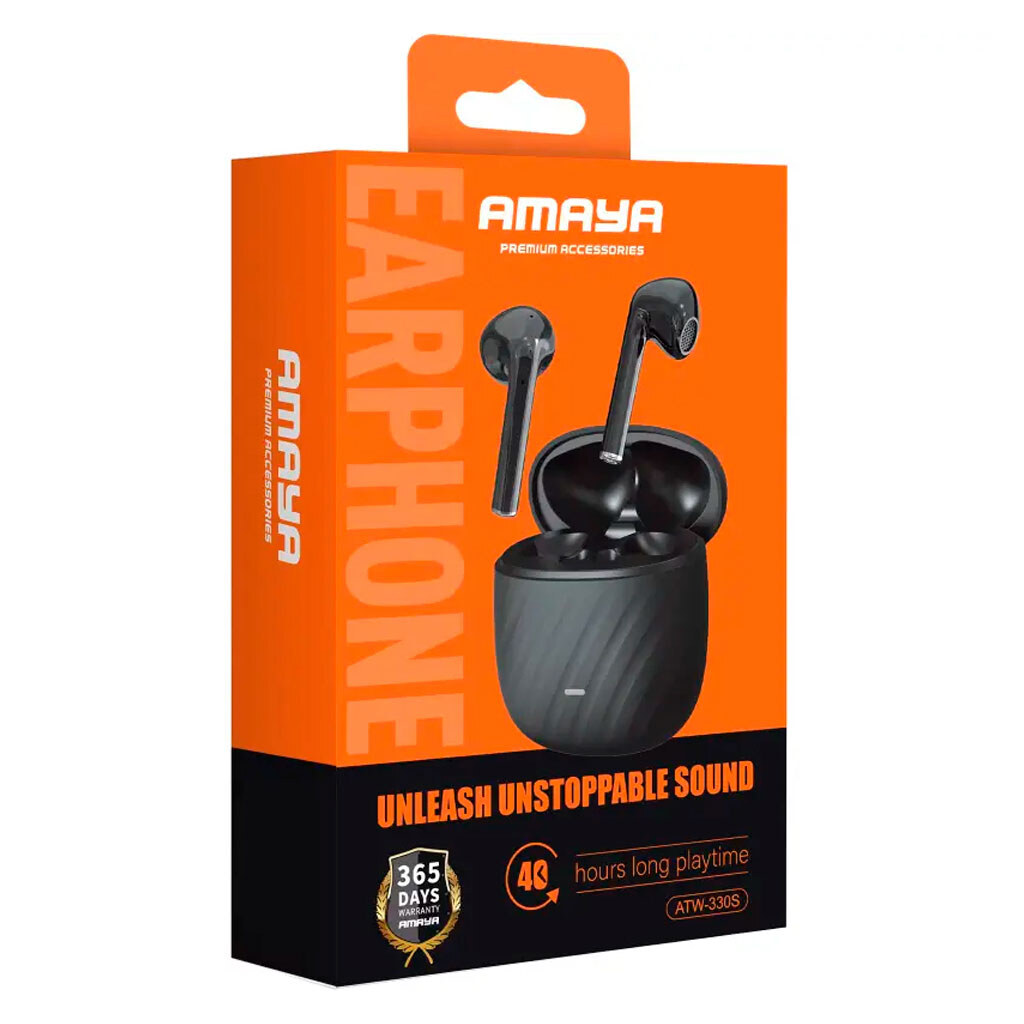 Bluetooth-гарнитура Amaya ATW-330S, Стерео, Черный - № 2 Bluetooth-гарнитура Amaya ATW-330S, Стерео, Черный - № 2