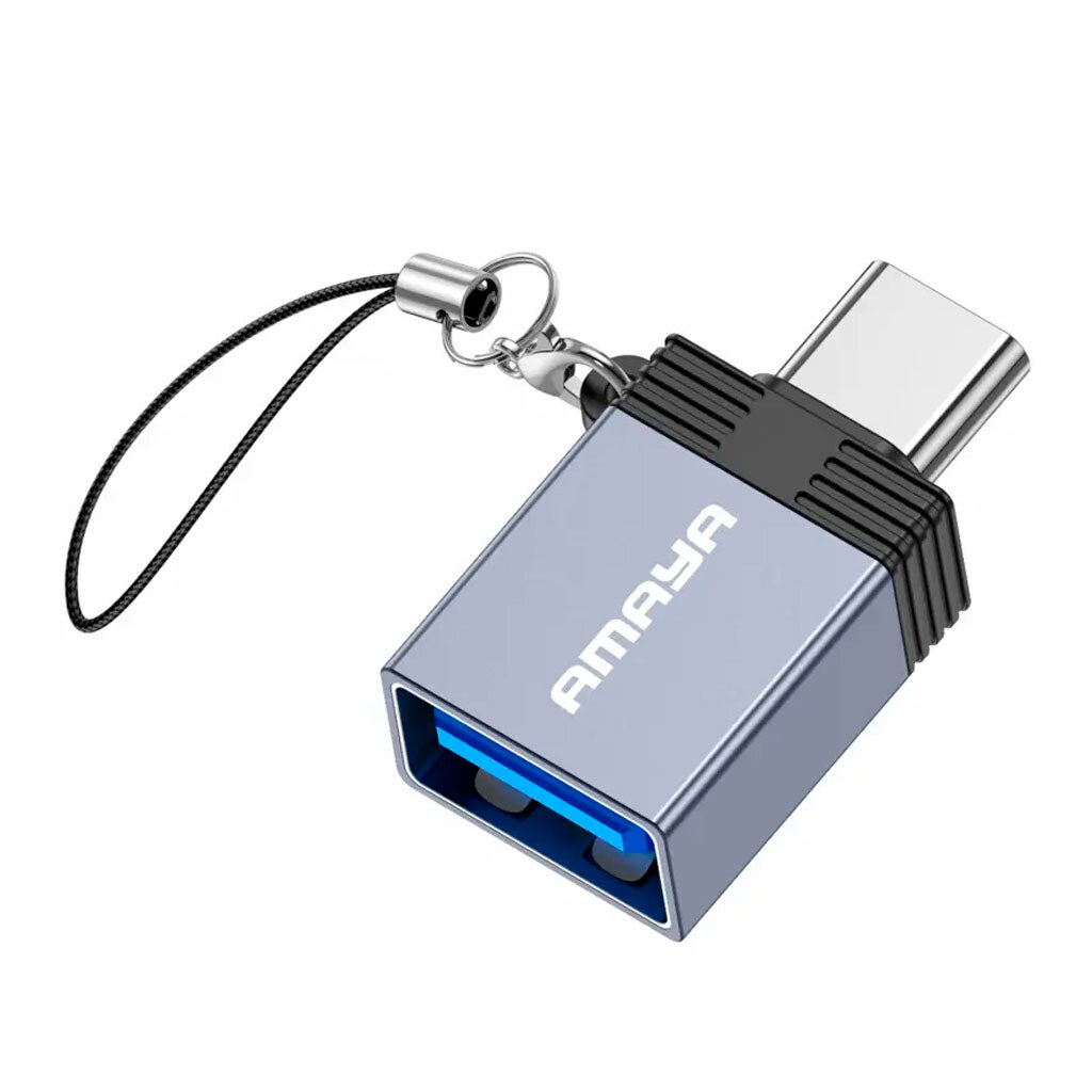 Адаптер Amaya 01UC, Type-C, USB, Серый - № 1 Адаптер Amaya 01UC, Type-C, USB, Серый - № 1