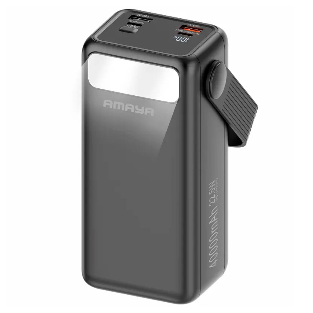 Портативная батарея (Power Bank) Amaya APB-40, 40000 mAh, Черный - № 1 Портативная батарея (Power Bank) Amaya APB-40, 40000 mAh, Черный - № 1