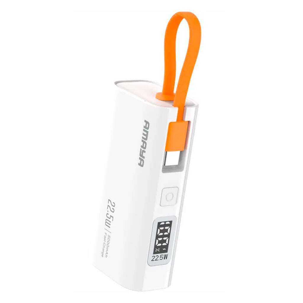 Портативная батарея (Power Bank) Amaya FD39, 5000 mAh, Белый - № 1 Портативная батарея (Power Bank) Amaya FD39, 5000 mAh, Белый - № 1