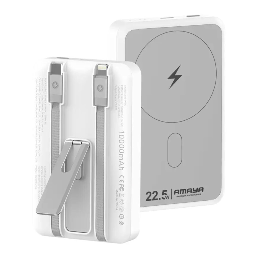 Портативная батарея (Power Bank) Amaya XN-T181, 10000 mAh, Белый - № 1 Портативная батарея (Power Bank) Amaya XN-T181, 10000 mAh, Белый - № 1