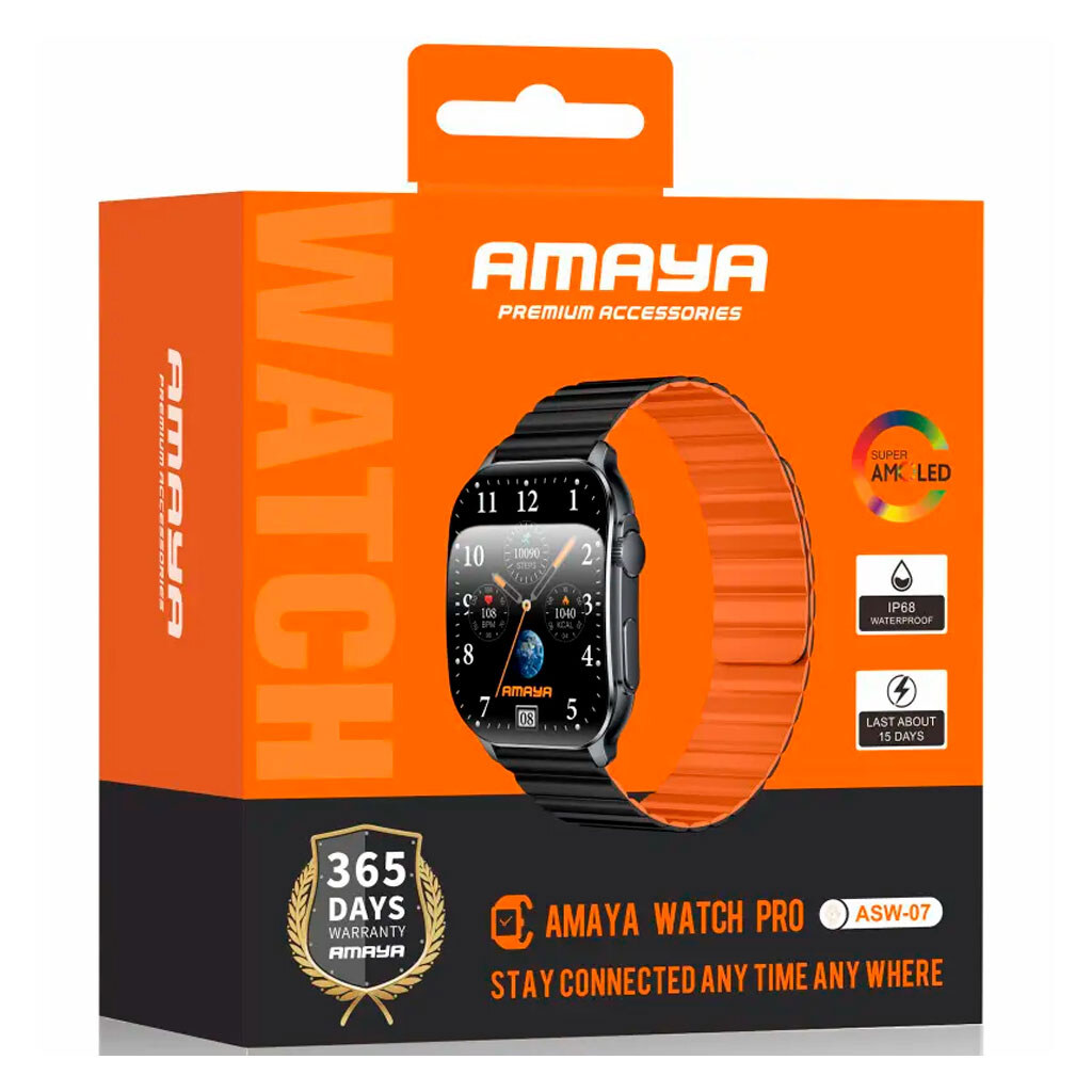 Умные часы Amaya ASW-07 Smart Sports, Черный - № 2 Умные часы Amaya ASW-07 Smart Sports, Черный - № 2