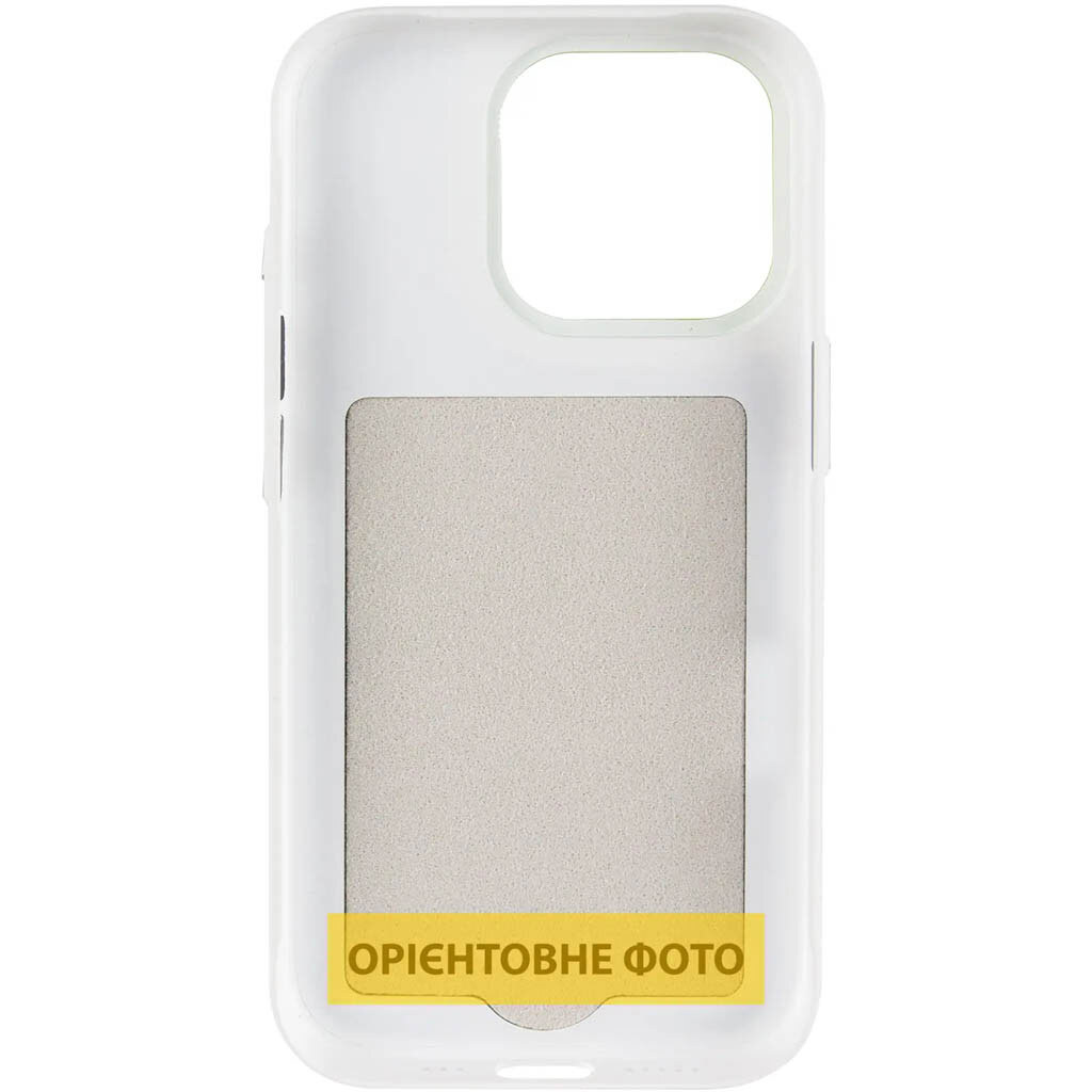 Чохол (накладка) Apple iPhone 15 Pro Max, TechWoven Hybrid, MagSafe, White-Green, Білий - № 4 Чохол (накладка) Apple iPhone 15 Pro Max, TechWoven Hybrid, MagSafe, White-Green, Білий - № 4