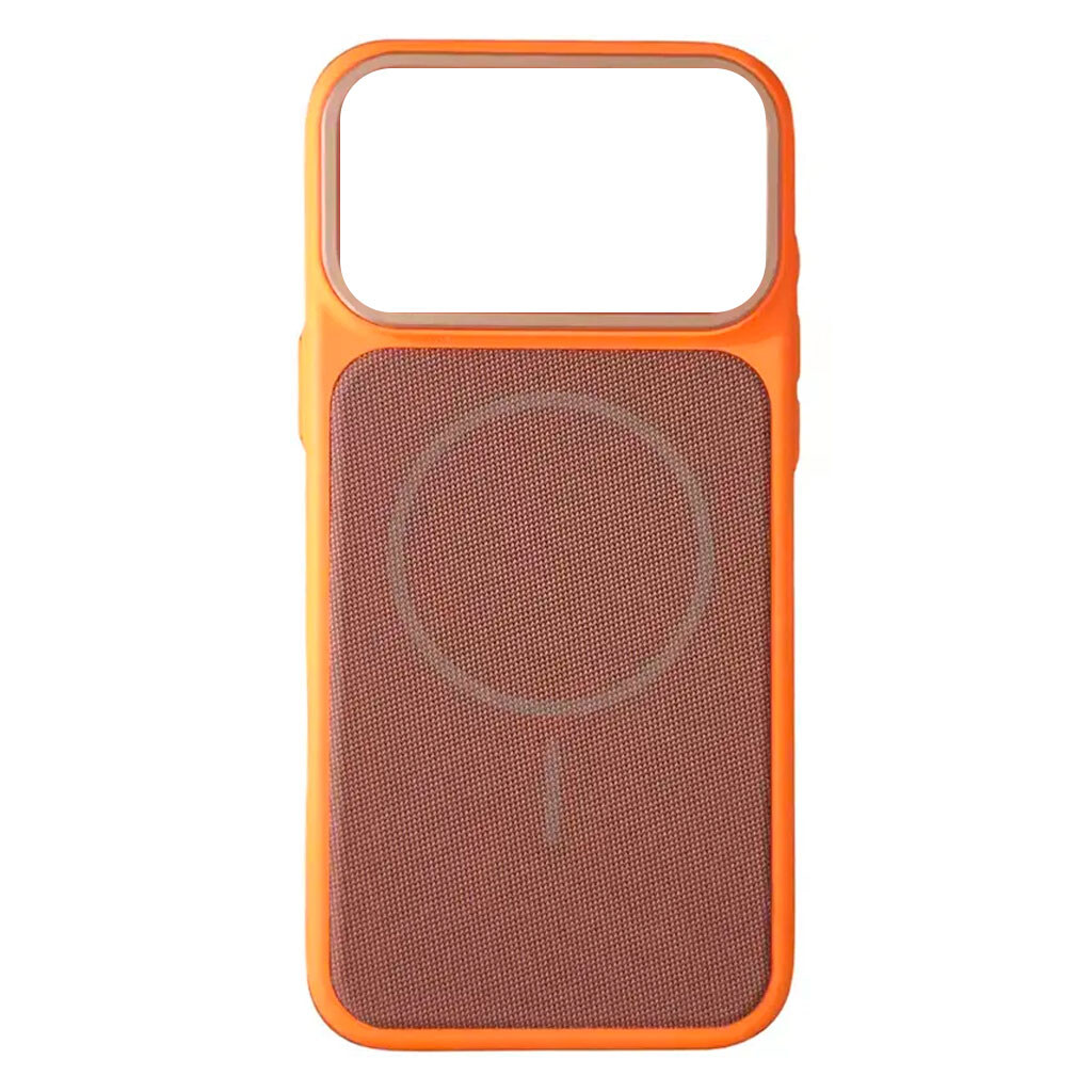 Чехол (накладка) Apple iPhone 17 Pro, TechWoven Hybrid, MagSafe, Orange-Brown, Оранжевый - № 1 Чехол (накладка) Apple iPhone 17 Pro, TechWoven Hybrid, MagSafe, Orange-Brown, Оранжевый - № 1