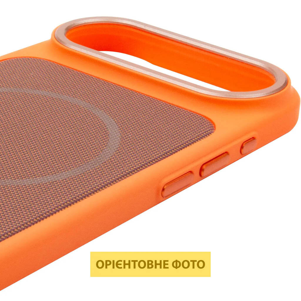 Чехол (накладка) Apple iPhone 17 Pro, TechWoven Hybrid, MagSafe, Orange-Brown, Оранжевый - № 3 Чехол (накладка) Apple iPhone 17 Pro, TechWoven Hybrid, MagSafe, Orange-Brown, Оранжевый - № 3