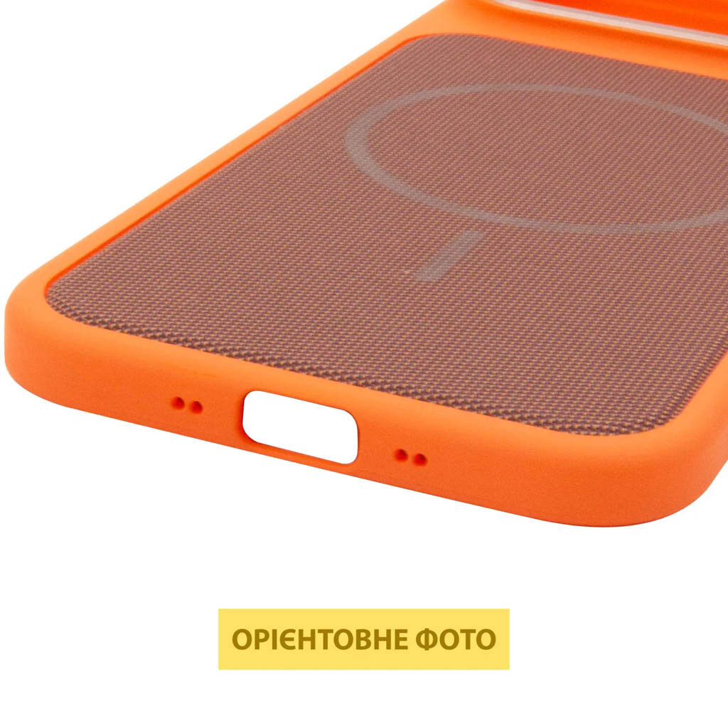 Чехол (накладка) Apple iPhone 17 Pro, TechWoven Hybrid, MagSafe, Orange-Brown, Оранжевый - № 4 Чехол (накладка) Apple iPhone 17 Pro, TechWoven Hybrid, MagSafe, Orange-Brown, Оранжевый - № 4